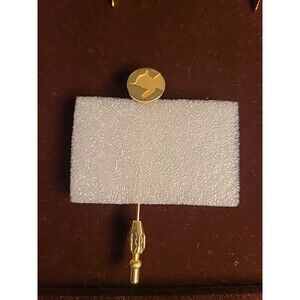 Vintage Gold  Cat Collectible Lapel Stick Pin  3 "